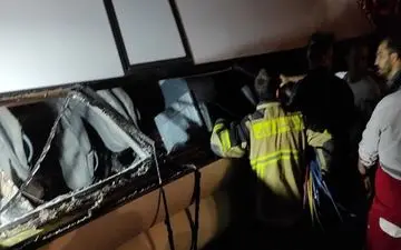 حادثه| واژگونی مرگبار اتوبوس شهرداری