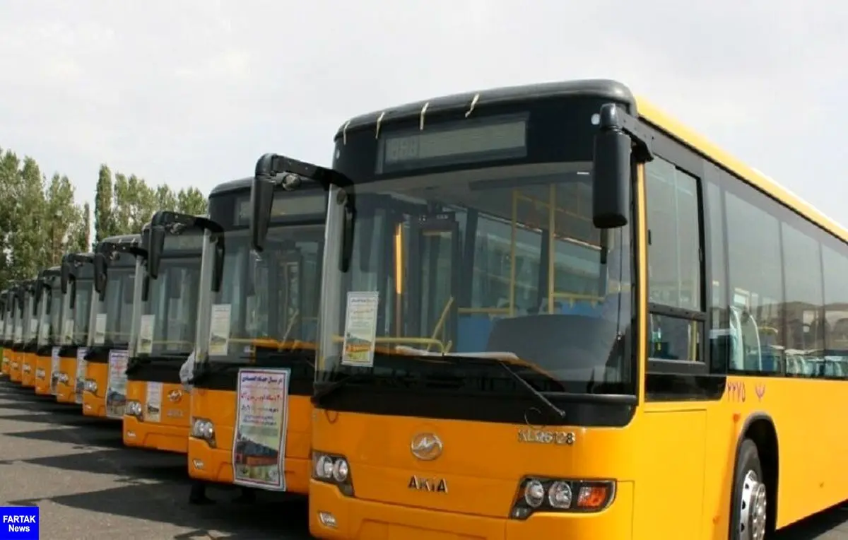 تحویل ۲ هزار دستگاه اتوبوس به شهرداری‌های کشور تا پایان سال جاری