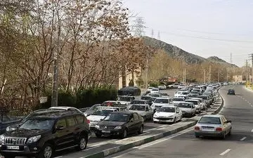  محور کرج -چالوس موقتا یکطرفه شد