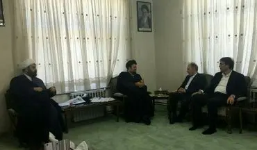 تصویری از دیدار شهردار جدید تهران و سید حسن خمینی