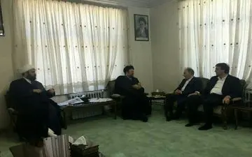 تصویری از دیدار شهردار جدید تهران و سید حسن خمینی