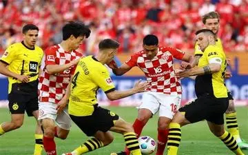  باخت دورتموند و شانس ارتقای جایگاهش را از دست داد 