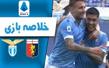 خلاصه بازی لاتزیو 4 - جنوا 3 + فیلم