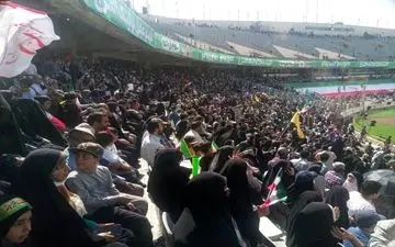 حماسه حضور دهه هشتادی‌ها و نودی‌ها در اجتماع بزرگ سلام فرمانده