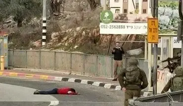 شهادت یک فلسطینی به ضرب گلوله نظامیان صهیونیست