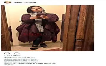 سلفی آینه ای دنیا مدنی با پوششی جالب (عکس)