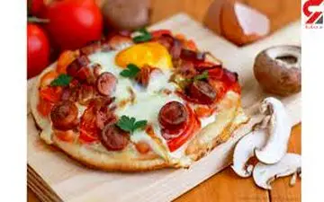 برای صبحانه این خوراکی عالیه | آموزش  پیتزا صبحانه  !