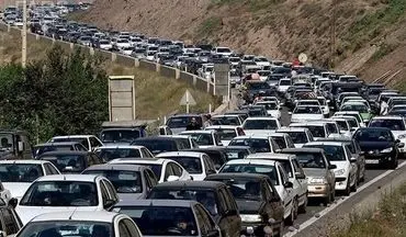 ترافیک سنگین در محور چالوس و آزادراه تهران–شمال