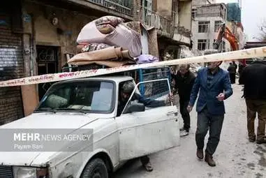 عکس / آثار وحشتناک حمله به محله بریانک تهران