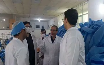 تولید روزانه ۴۰ هزار ماسک سه لایه در شرکت ابزار سازان درمانگر