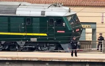  ورود قطار زرهی رهبر کره شمالی به چین