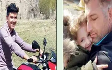 وداع تلخ دختر ۴ساله با پدرش در البرز