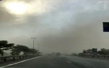 طوفان شدید در تبریز +عکس