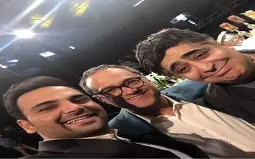 سلفی احسان علی خانی با کمدین های معروف +عکس