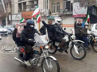گزارش تصویری/ حضوری پر اقتدار از مردم کرمانشاه در راهپیمایی۲۲ بهمن