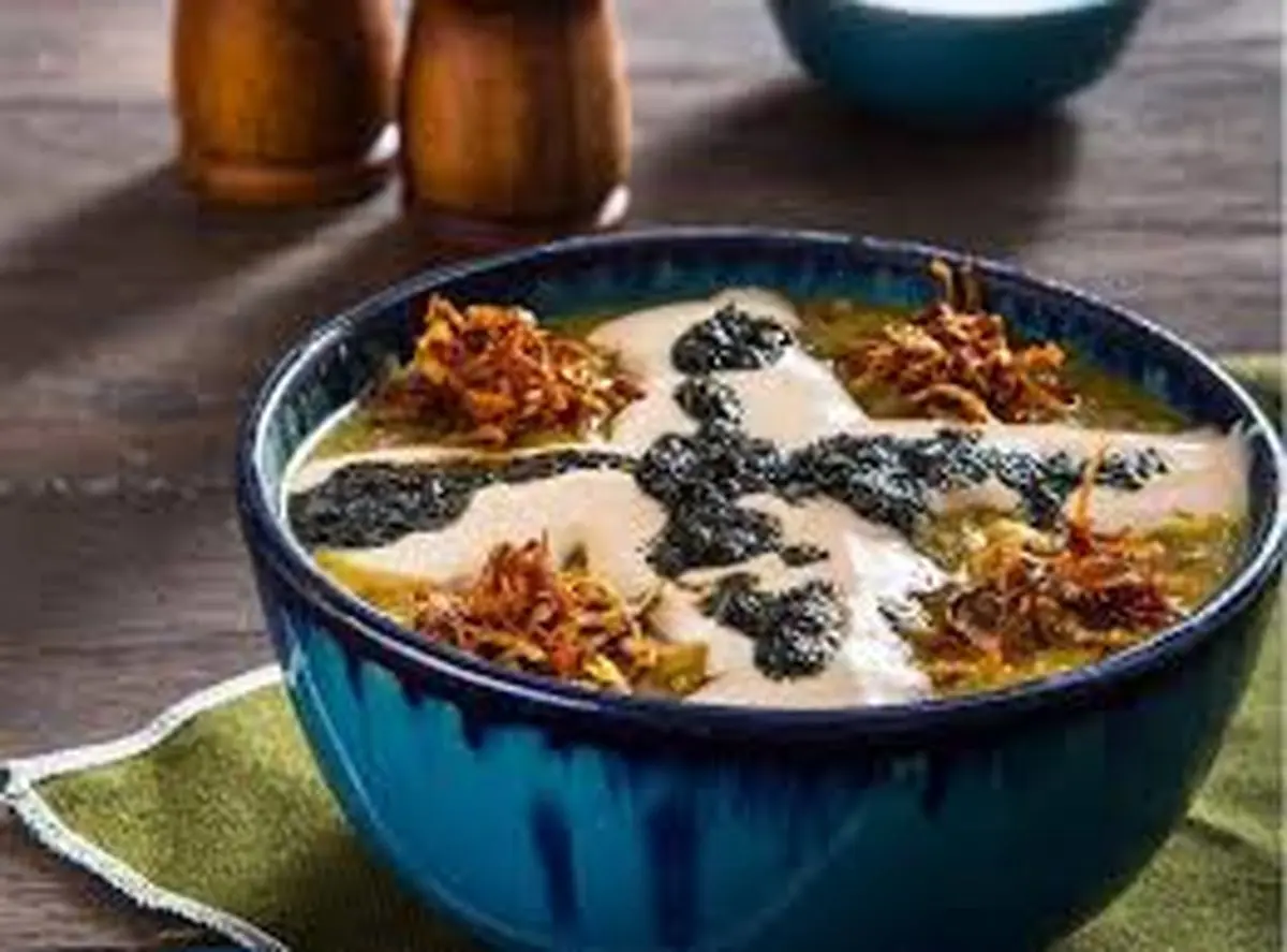 طرز تهیه آش شله قلمکار با بلغور گندم!