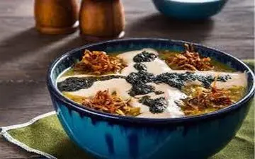 طرز تهیه  آش شله قلمکار با بلغور گندم!