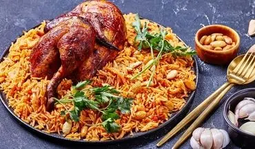 طرز تهیه پلو گوجه با مرغ بریان؛ غذای خوشمزه و مجلسی به سبک رستورانی
