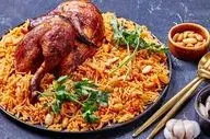 طرز تهیه پلو گوجه با مرغ بریان؛ غذای خوشمزه و مجلسی به سبک رستورانی