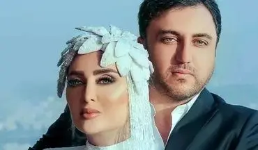  دلبری متفاوت سولماز حصاری و همسرش در شب عروسی! | استایل متفاوت آقا داماد + عکس