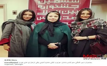 مارال فرجاد به همراه مادرش در جشنواره بین المللی مد و لباس/عکس 