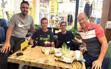 جشن تولید خلیلی برای مربی بدنساز پرسپولیس