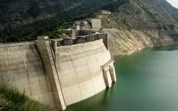 سرریز سد شهید رجایی ساری + فیلم