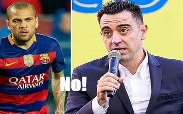 ژاوی با بازگشت آلوز به بارسلونا مخالفت کرد
