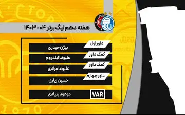 کارشناس داوری دیدار استقلال - تراکتور + ویدئو