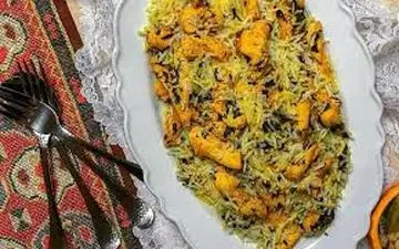 طرز تهیه  جعفری پلو خوشمزه!