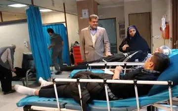 اولین عکس از تصادف دانش‌آموزان تهرانی +جزییات