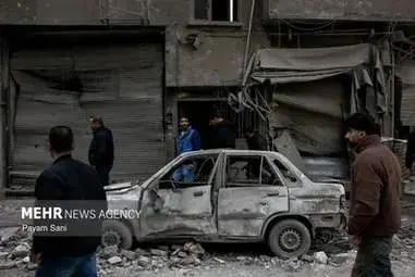 عکس / آثار وحشتناک حمله به محله بریانک تهران