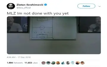  تصمیم نهایی زلاتان برای زمستان + عکس