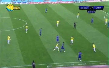 گل سوم استقلال به نفت آبادان + فیلم