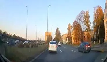 ویدیو/ چپ شدن ناگهانی خودرو حین لایی کشیدن! 