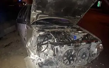 تصادف شدید پراید و پژو در بزرگراه فتح
