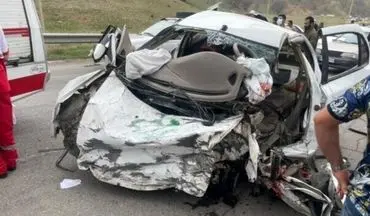 یک کشته و دو مجروح در تصادف جاده مریوان به سنندج 