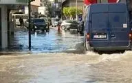 
جاری شدن سیلاب در «هاتای» ترکیه