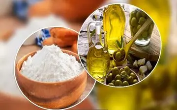 ماسک معجزه‌آسای نشاسته و روغن زیتون برای مو