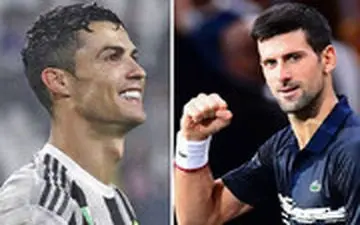 رقابت جذاب کریس رونالدو و نواک جوکوویچ!
