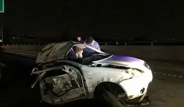 تصادف مرگبار تیبا در عوارضی قمصر؛ جزئیات حادثه تلخ منتشر شد