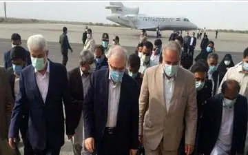 وزیر بهداشت وارد چابهار شد