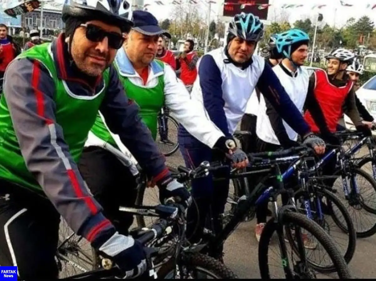 تور دوچرخه‌سواری به‌مناسبت سالگرد پیروزی انقلاب در گیلان برگزار شد