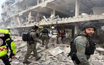 اصابت موشک ایران به مرکز اراضی اشغالی