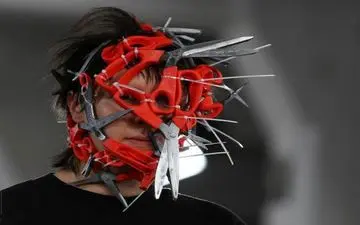 ظاهر عجیب در هفته مد لندن، انگلیس (عکس)