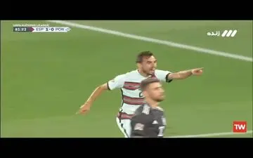 گل اول پرتغال به اسپانیا (ریکاردو هورتا)