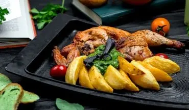 طرز تهیه مرغ و سیب‌ زمینی در فر به سبک رستورانی | ساده، خوشمزه و مخصوص مهمانی‌ها