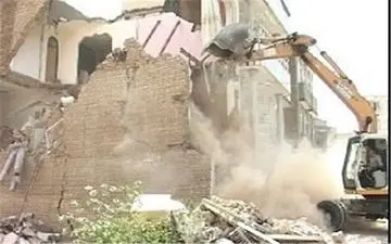عاقبت تخریب غیر اصولی با بیل مکانیکی + فیلم