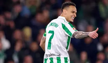 ویدیو | گل اول رئال بتیس مقابل بارسلونا توسط آنتونی 
