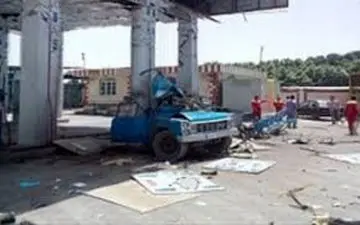 انفجار وانت یک کشته برجای گذاشت + عکس